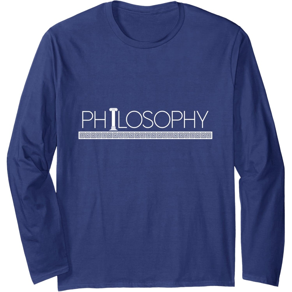 image:imagePhilosophy Long Sleeve TShirtNavy Blue