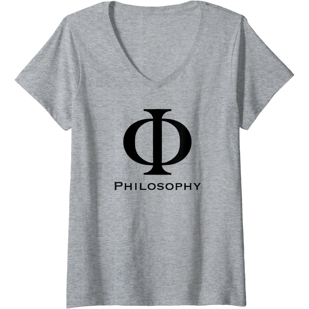 image:imagePhilosophy VNeck TShirtHeather Grey