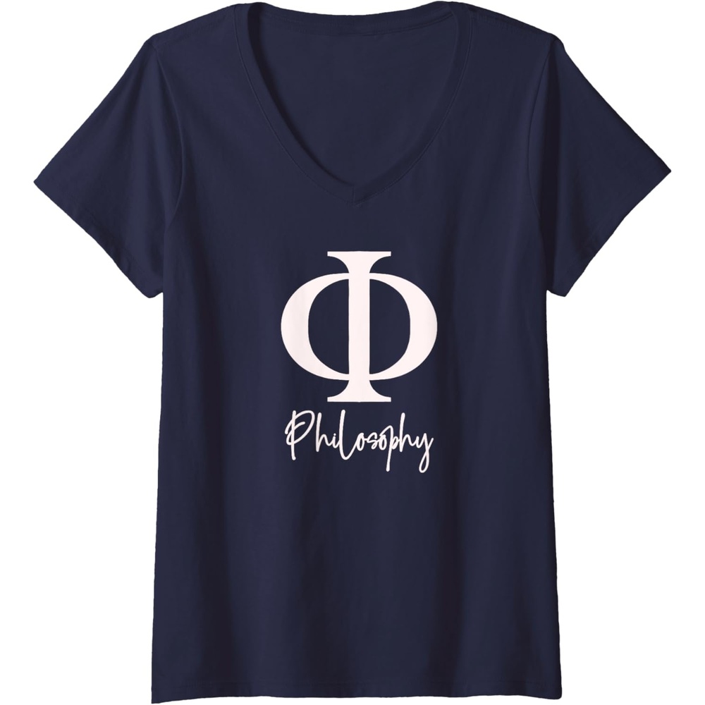 image:imagePhilosophy VNeck TShirtNavy Blue