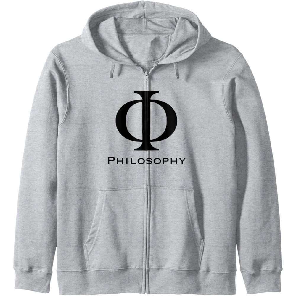 image:imagePhilosophy Zip HoodieHeather Grey