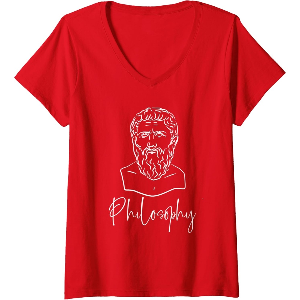 image:imageWomens Philosophy VNeck TShirtRed