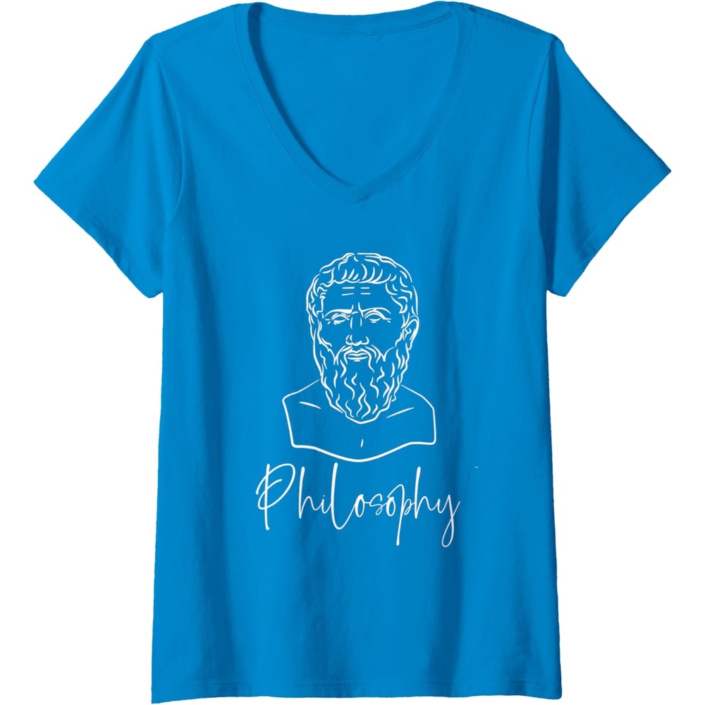 image:imageWomens Philosophy VNeck TShirtSapphire Blue