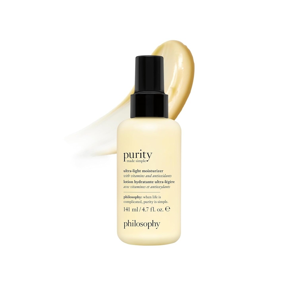 image:imagephilosophy purity made simple pore face moisturizer  with vitamins C amp E green tea meadowfoam seed oil amp chia seed oil  ultralight nourishing formula delivers 24hour hydrationGreen Tea  47 fl oz