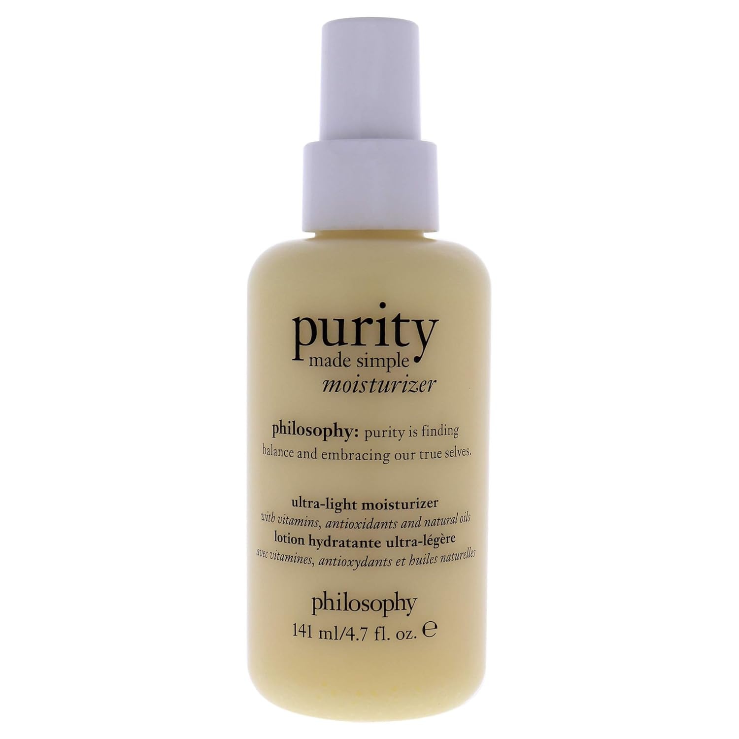 image:imagephilosophy purity made simple pore face moisturizer with vitamins C amp E green tea meadowfoam seed oil amp chia seed oil ultralight nourishing formula delivers 24hour hydrationGreen Tea 47 fl oz