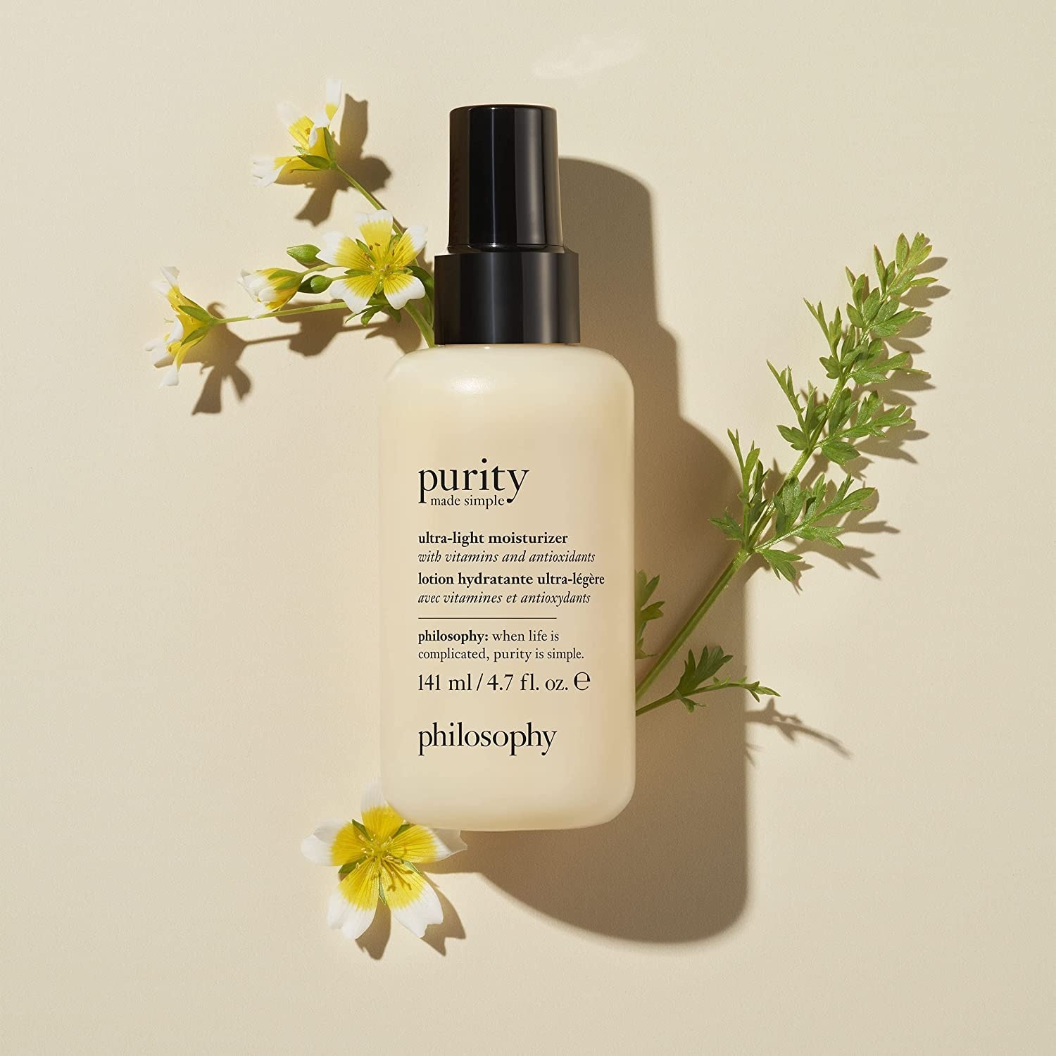 image:imagephilosophy purity made simple pore face moisturizer with vitamins C amp E green tea meadowfoam seed oil amp chia seed oil ultralight nourishing formula delivers 24hour hydrationGreen Tea 47 fl oz
