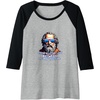 Cool Diogenes Quote – Funny Philosopher Joke – History Meme Raglan Baseball Tee(Black/Athletic Heather)