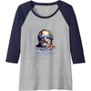 Cool Diogenes Quote – Funny Philosopher Joke – History Meme Raglan Baseball Tee(Navy Blue/Athletic Heather)