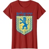 Lion of Judah T-Shirt Israel Jewish Jerusalem Jew Hebrew Tee(Cranberry Red)