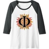 Philosophy Raglan Baseball Tee(Dark Heather Grey/White)