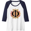 Philosophy Raglan Baseball Tee(Navy Blue/White)