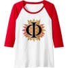 Philosophy Raglan Baseball Tee(Red/White)