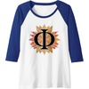Philosophy Raglan Baseball Tee(Royal Blue/White)