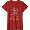Philosophy T-Shirt(Cranberry Red)