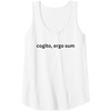 cogito, ergo sum Latin for I think therefore I am Tank Top(White)