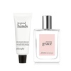 Bundle of philosophy amazing grace eau de toilette, 2 Fl. Oz. + philosophy in good hands unscented hand cream 1 fl oz