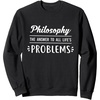 Philosophy the answer to all life’s problem Sweatshirt(Black)