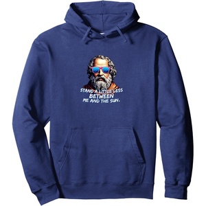 Cool Diogenes Quote – Funny Philosopher Joke – History Meme Pullover Hoodie(Navy Blue)