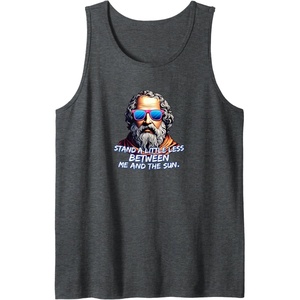 Cool Diogenes Quote – Funny Philosopher Joke – History Meme Tank Top(Dark Heather Grey)