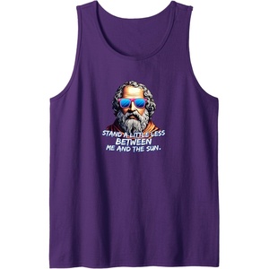 Cool Diogenes Quote – Funny Philosopher Joke – History Meme Tank Top(Purple)