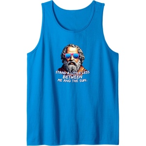 Cool Diogenes Quote – Funny Philosopher Joke – History Meme Tank Top(Sapphire Blue)