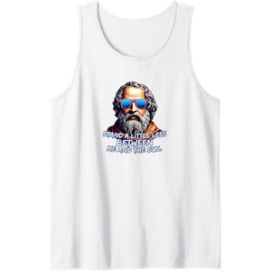 Cool Diogenes Quote – Funny Philosopher Joke – History Meme Tank Top(White)