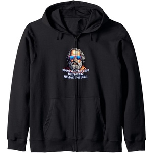 Cool Diogenes Quote – Funny Philosopher Joke – History Meme Zip Hoodie(Black)