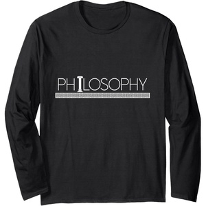 Philosophy Long Sleeve T-Shirt(Black)