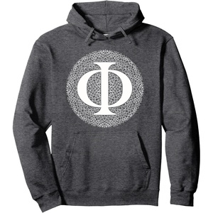 Philosophy Pullover Hoodie(Dark Heather Grey)