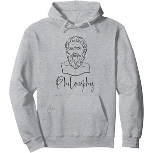 Philosophy Pullover Hoodie(Heather Grey)