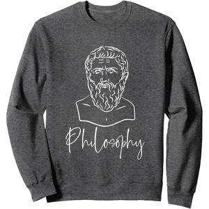 Philosophy Sweatshirt(Dark Heather Grey)
