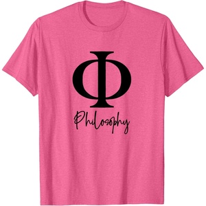 Philosophy T-Shirt(Pink Heather)