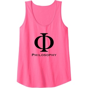 Philosophy Tank Top(Neon Pink)