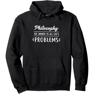 Philosophy the answer to all life’s problem Pullover Hoodie(Black)