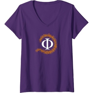 Womens Philosophy V-Neck T-Shirt(Purple)