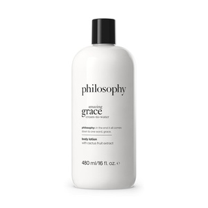philosophy amazing grace cream-to-water body lotion – with notes of bergamot, muguet & musk – long lasting fragrance
